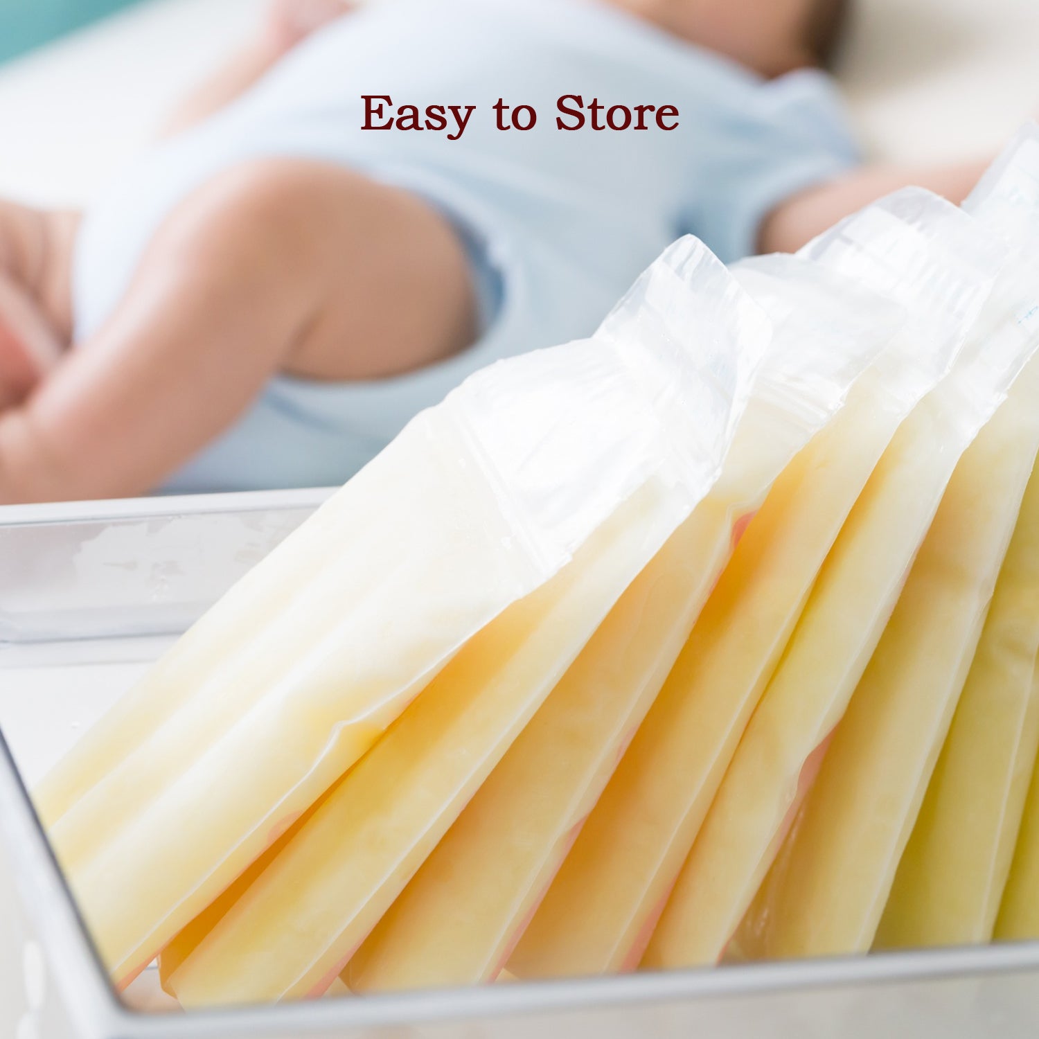 Breastmilk Storage Bags Double Zipper Seal (60 Pcs Set) - Springkart 