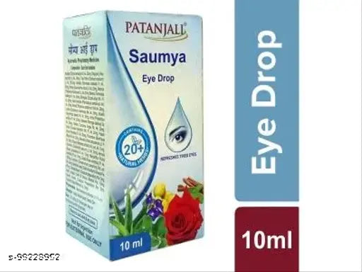 PATANJALI Drishti Eye Drop (10ml) - Pack of 2 + Patanjali Saumya Eye Drop (10ml) - Pack of 2