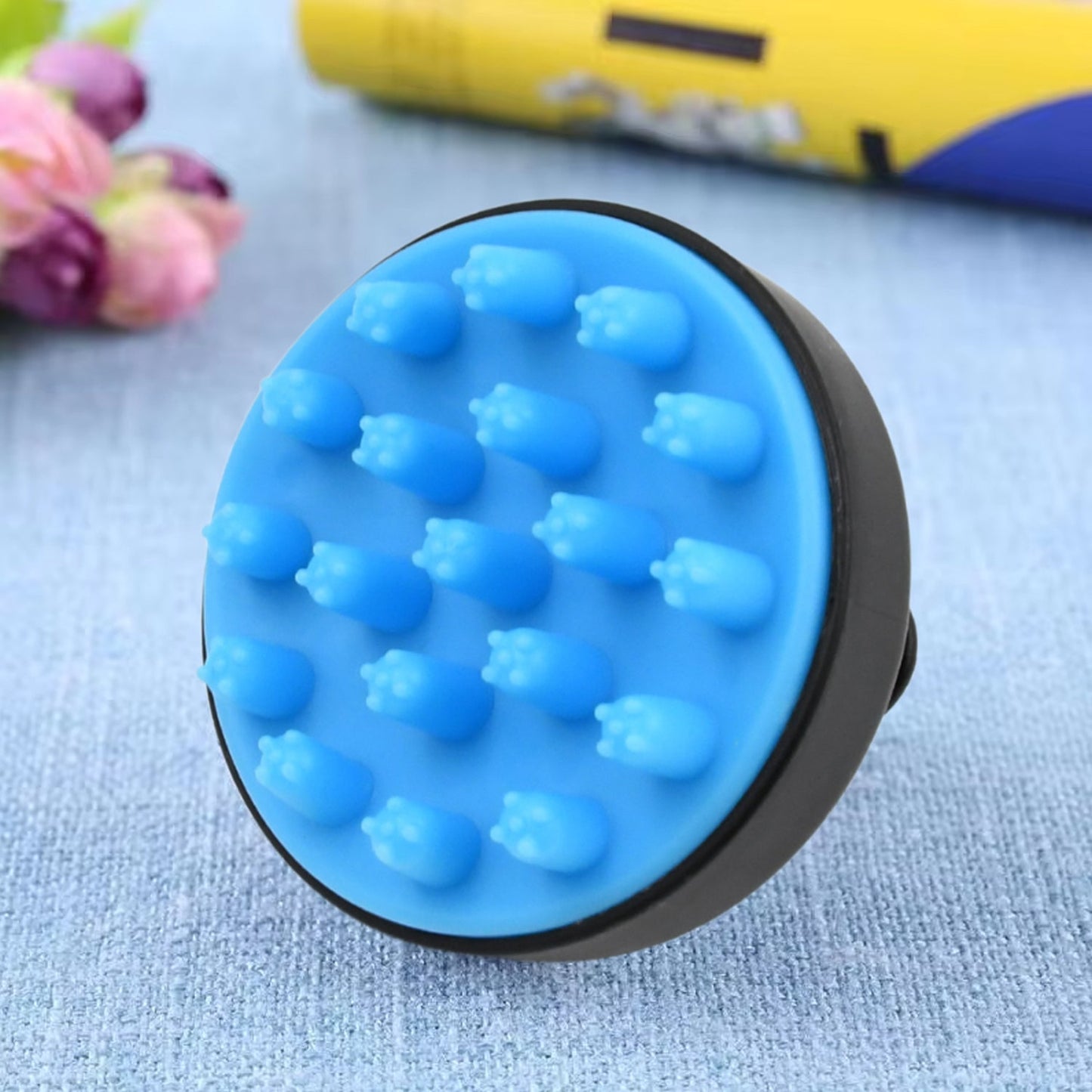 Hair Scalp Massager Shampoo Brush Comb (1 Pc) - Springkart 