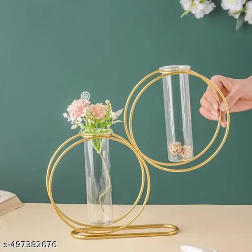 metal propogation vase.