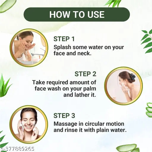 Elibliss Aloe vera & Neem face wash for Purity Unleashed (pack of 4)