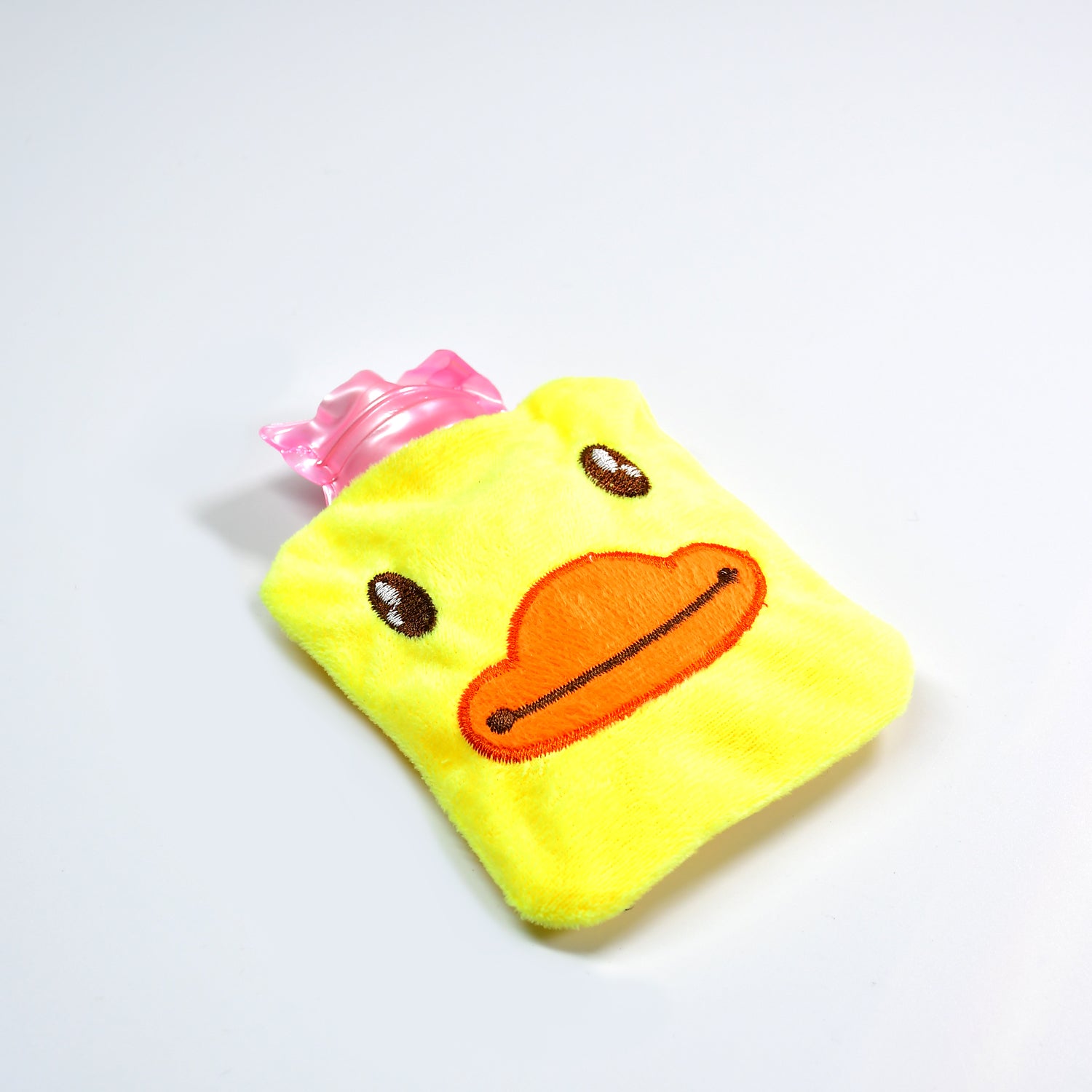 6511 Yellow Duck Small Hot Water Bag With Cover For Pain Relief Neck Shoulder Pain And Hand Feet Warmer Menstrual Cramps. - Springkart 