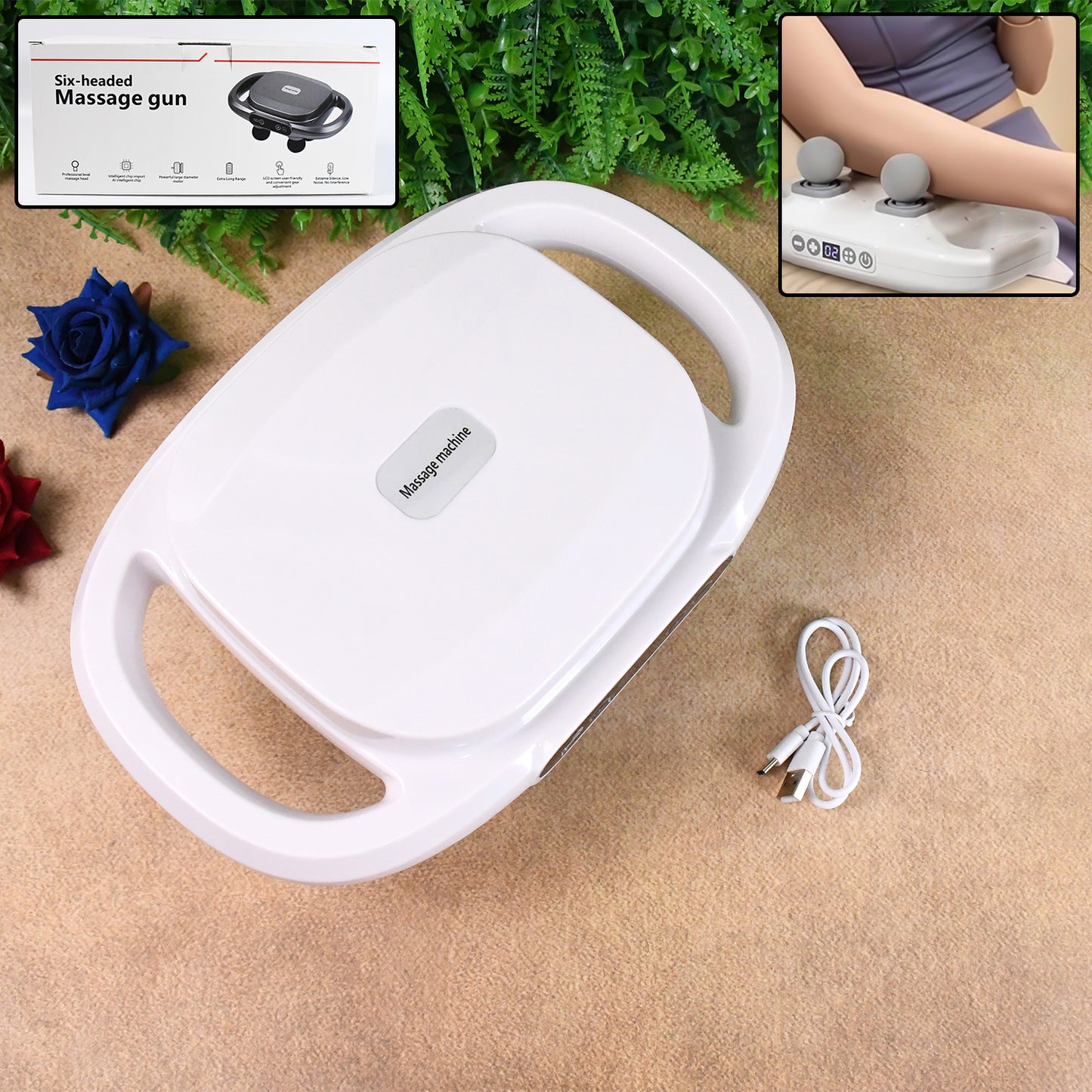 4 Heads Massage Gun Machine For Pain Relief - Springkart 