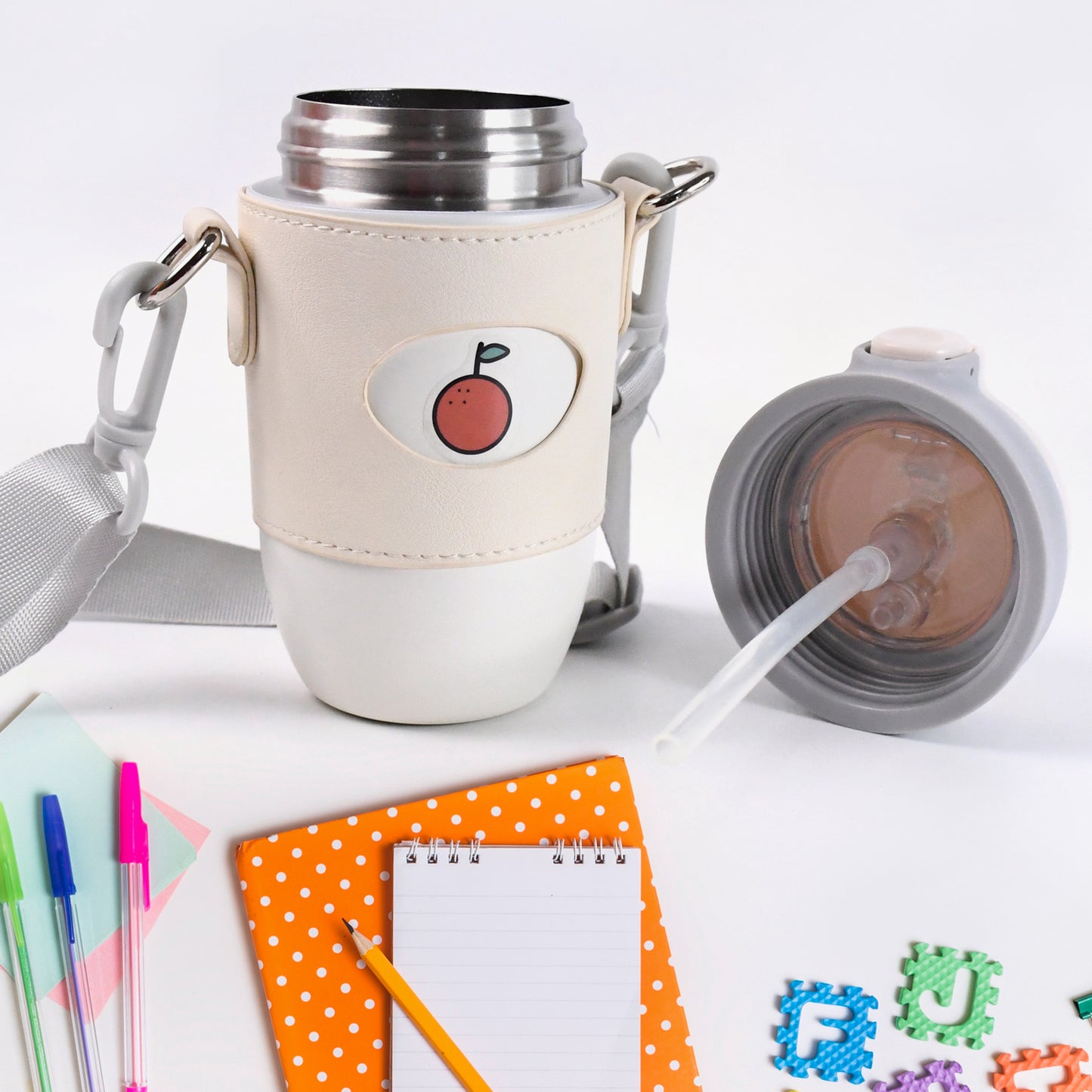 Stainless Steel Coffee Tean Bottle 350ml Insulated Water Bottle - Springkart 