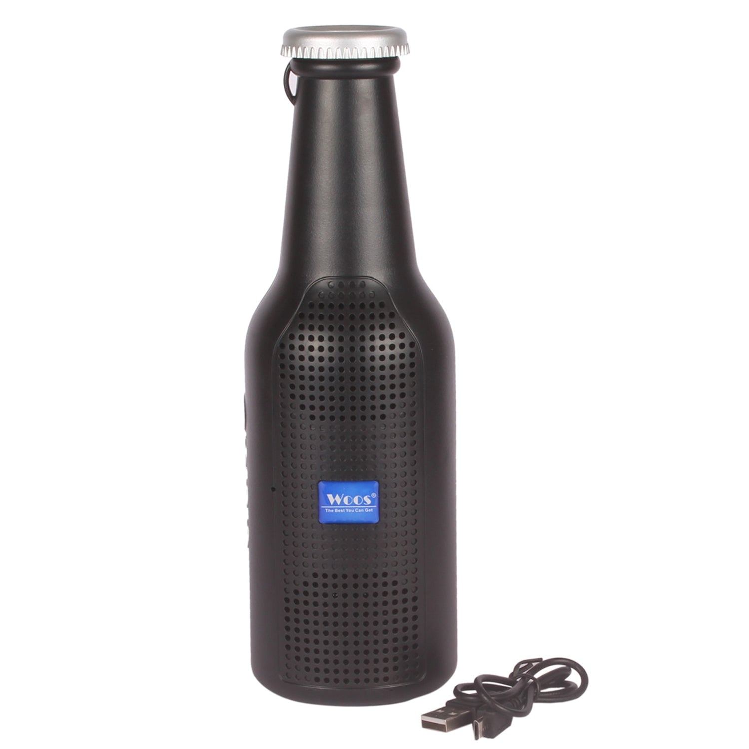 1289 Bottle Shape Bluetooth Speaker And Weatherproof Enhanced Wireless Usb Rechargeable Calling Fm Aux Usb Sd Card Support Portable Bluetooth Speaker With Rich Deep Bass - Springkart 