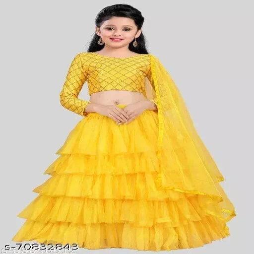 Simple Girls Lehenga Cholis Pack Of 1 - Springkart 