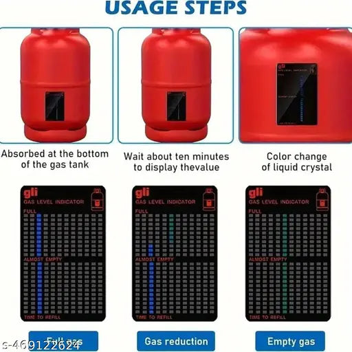 Magnetic Gas Level Indicator - Reusable Propane Tank Gauge-Thermometer - Springkart 