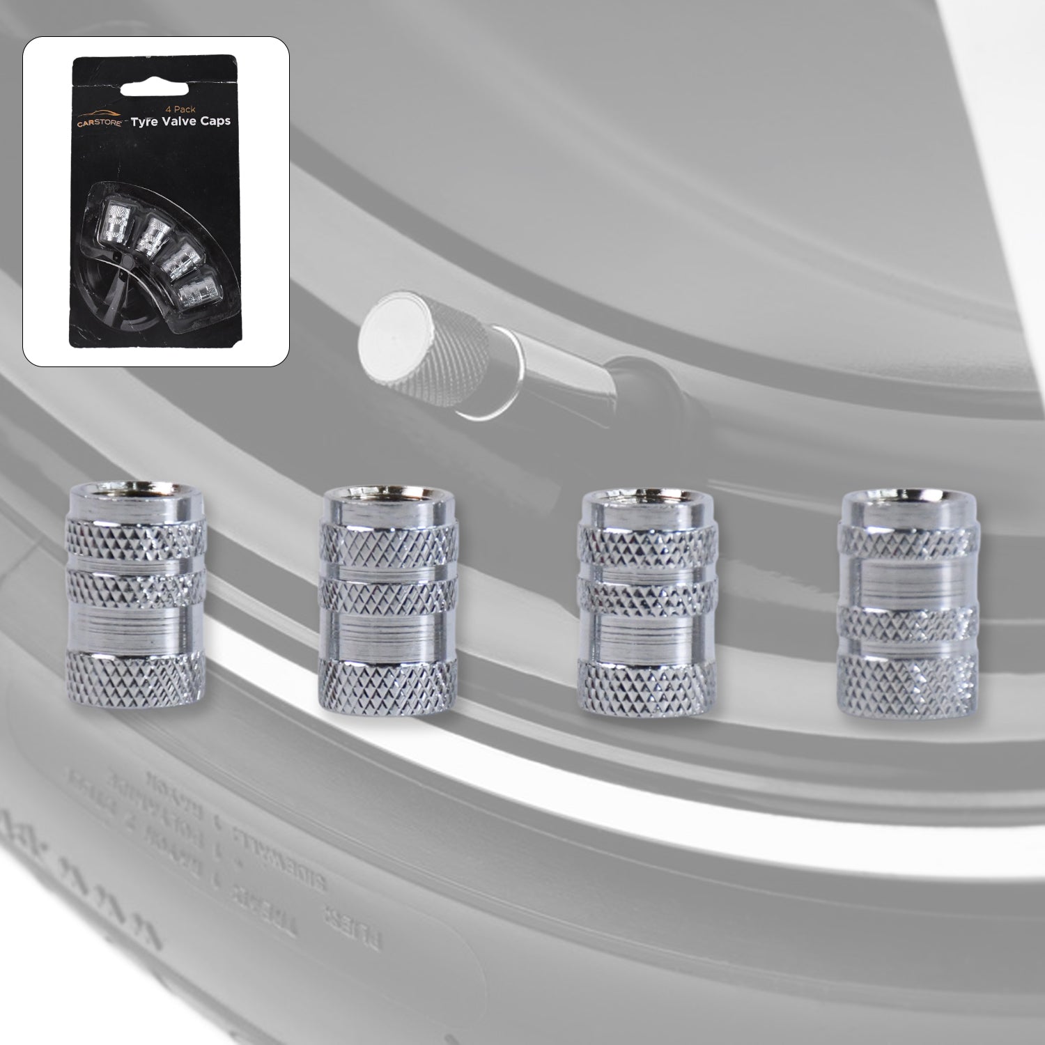 Tire Valve Stem Caps Fit For Genesis Cars. Air Valve Caps Suit For Most Car Truck Suv Wheel Accessories 4pcs Silver. - Springkart 