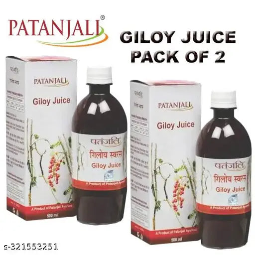 Patanjali Giloy Juice, 500ml X Pack of 2