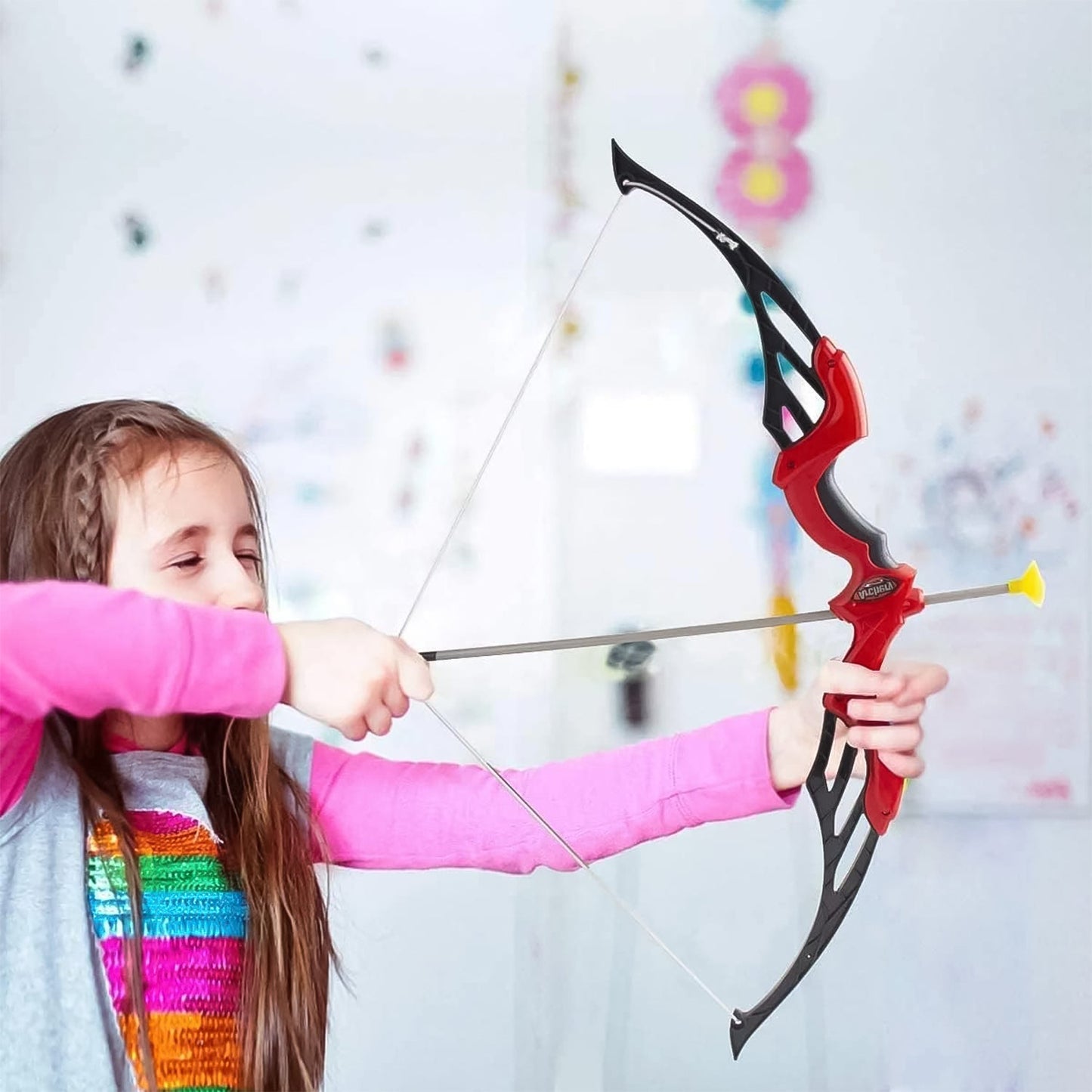 Arrow Big Archery Toy (1 Dhanush 3 Arrow 1 Target 1 Arrow Holder 1 Set) - Springkart 