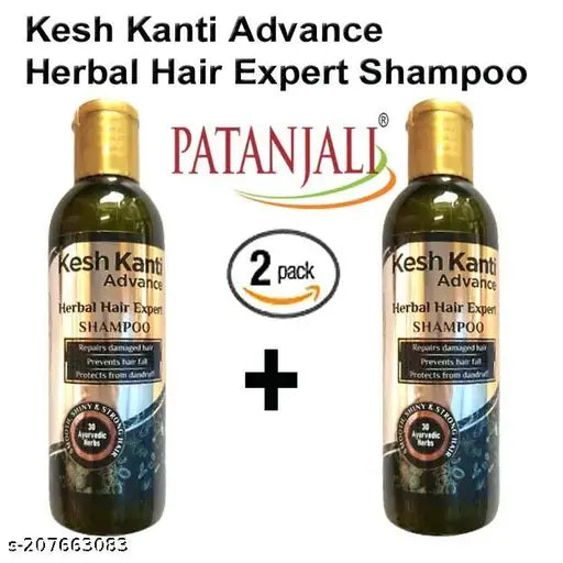 Patanjali Kesh Kanti Advance Herbal Hair Expert Shampoo 100 ml X Pack of 2