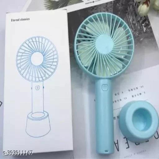 Mini Portable USB Hand Fan Built-in Rechargeable Battery - Springkart 