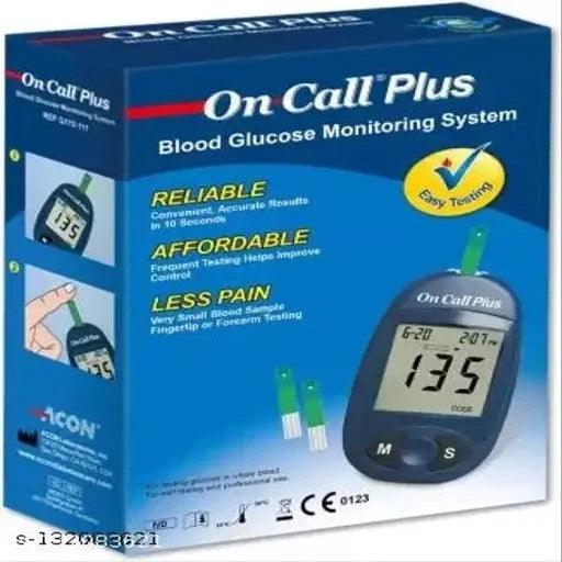 Blood Glucose Monitor with 10 Strips - Springkart 