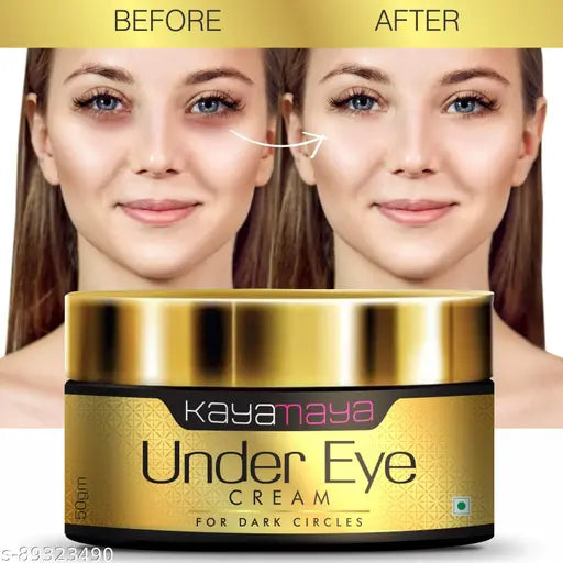 Kayamaya Under Eye Cream - For Dark Circles, Puffiness, Wrinkles (50 g) - Springkart 
