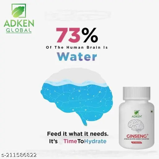 ADKEN GINSENG PLUS FOR BETTER MIND ACTIVITY  Vitamins & Mineral Capsules
