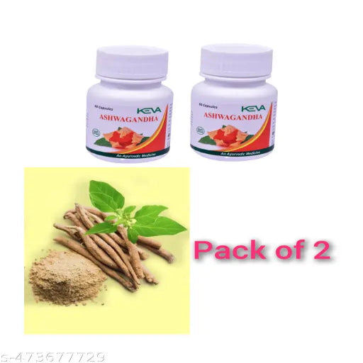 ASHWAGANDHA CAPSULE 60 PACK OF 2 - Springkart 