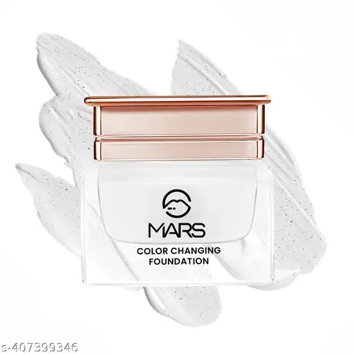 MARS Color Changing Water proof Satin Finish Liquid Foundation (White, 20 ml)