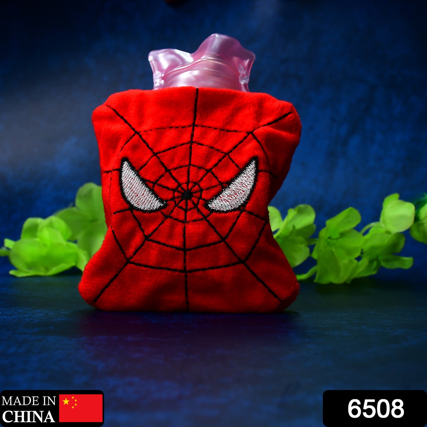 6508 Spiderman Small Hot Water Bag With Cover For Pain Relief Neck Shoulder Pain And Hand Feet Warmer Menstrual Cramps. - Springkart 