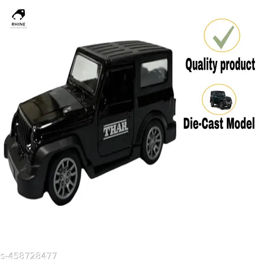 1:36 Diecast Thar Car Toy for Kids both door open metal cast