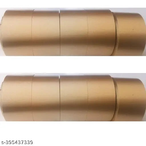 Pack of 10 Pcs 1 Inch Golden Plastic Curling Ribbon Roll 10 Mtr Each for Flower Making