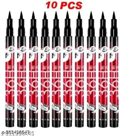10 PCS 36H Waterproof Long Lasting EyeLiner ( Black ) - Springkart 