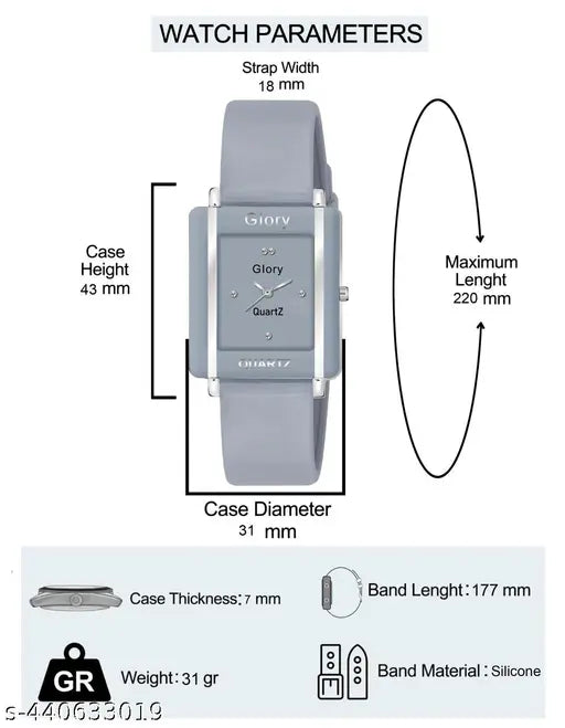 Attractive Analogue Quartz Movement Multicolour Dial Watch for Girls and Women Combo of 3