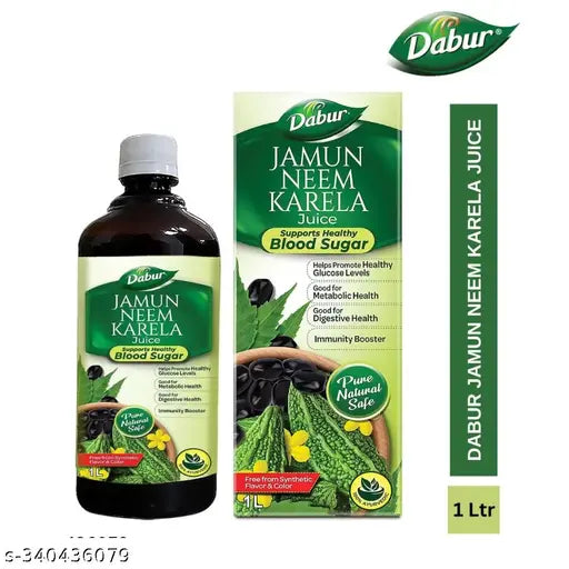 Dabur Jamun Neem Karela Juice 1 Ltr - LIMITED STOCK - Springkart 