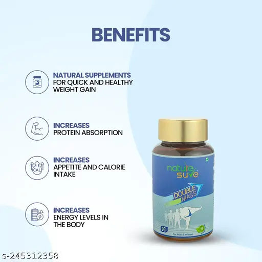 Nature Sure Double Mass Tablets for Men and Women – 1 Pack(90 Tablets) - Springkart 