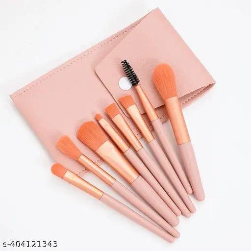 Makeup Brushes - 8pcs with Travel Kit