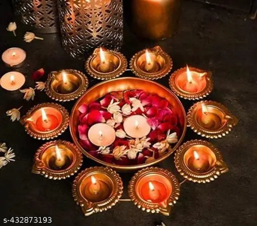 Clasic Diwali Diyas Four Deepam Set of 4 - LIMITED STOCK