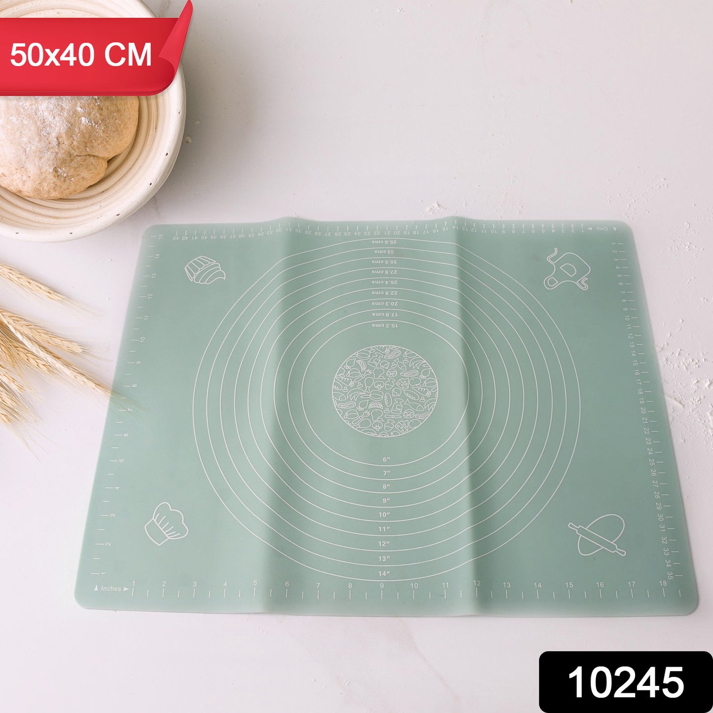 Rolling Baking Mat With Measurements (5040 Cm) - Springkart 