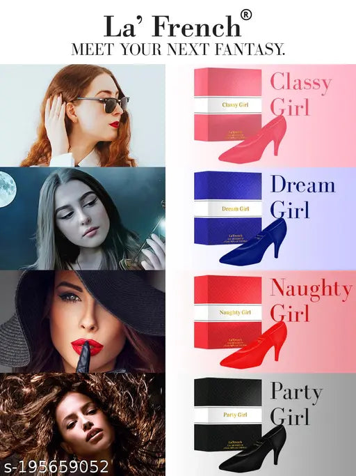 La French Party Girl Perfume for Women - 85ml | Eau De Parfum | Long Lasting Luxurious Scent | Classic French Fragrance | Gift Set (Pack of 1)