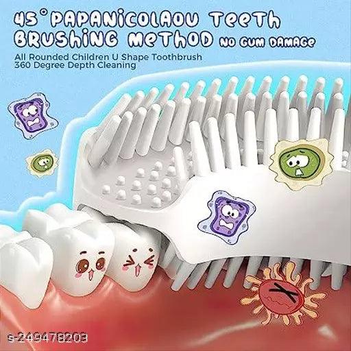 Pack of 1 U Shaped Toothbrush For Kids - Springkart 