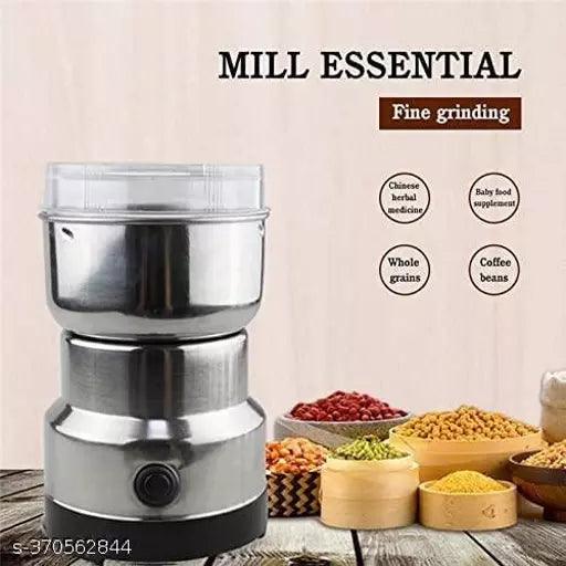 Electric Smash Machine, Multifunction Small Food Grinder Grain Grinder, Portable Coffee Bean Grinder - Springkart 