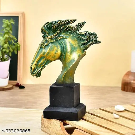 NamoCollection   Horse Face Statue for Home Decor Showpiece