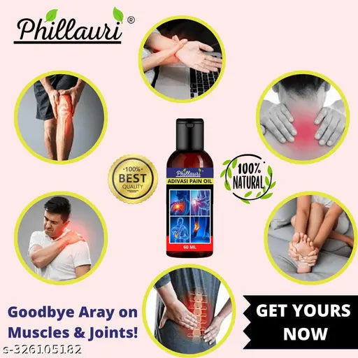 Phillauri Quik Relif Herbal oil instant pain relief (60ml) Pack 5 - Springkart 