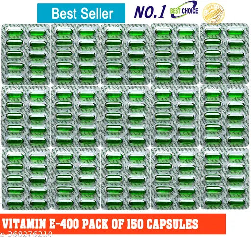 VITAMIN E FOR STRONGER HAIR, GLOWING SKIN 150 N BULK Q - Springkart 
