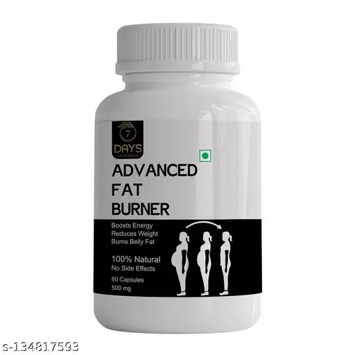 7 Days Fat Burner for Women - Boosts Metabolism, Suppresses Appetite (60 Capsules) - Springkart 