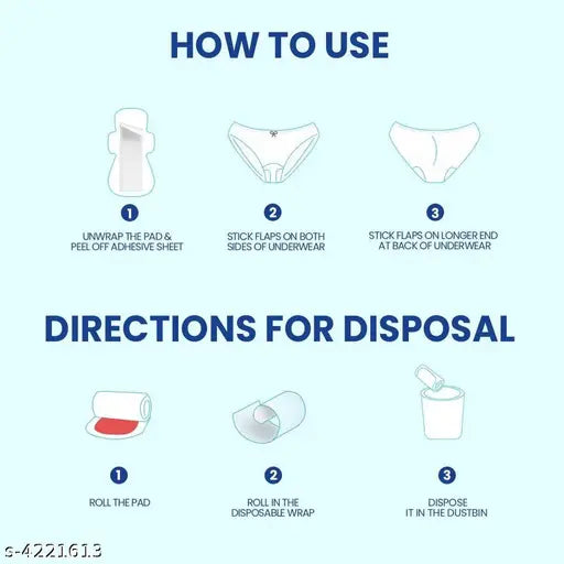 Ever teen Period Care XXL Dry 40 Sanitary Pads 320mm with Double Flaps enriched with Neem and Safflower - 1 Pack (40 Pads) - Springkart 