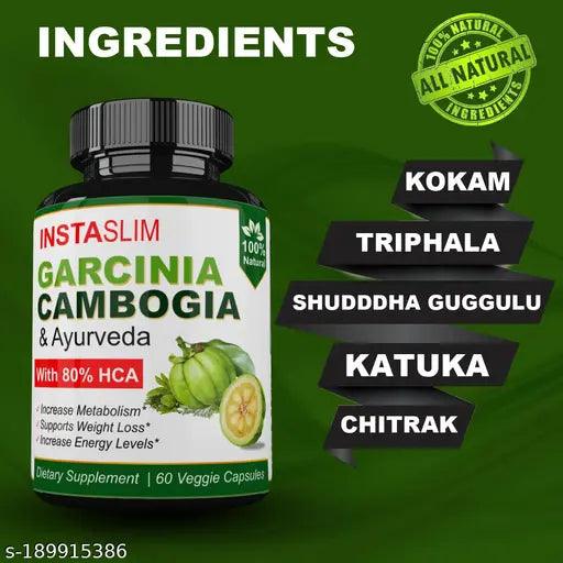 Garcinia Ultra-slim with Green Coffee, Green Tea Rapid Weight Loss Slimming Fat 500mg/ 60 Capsule for men & Women