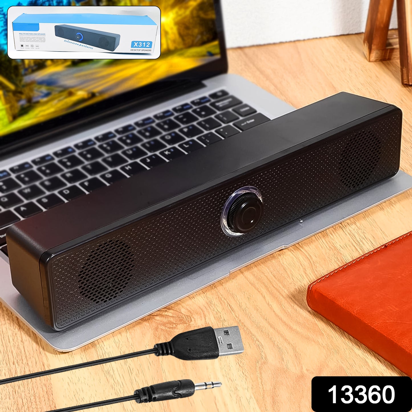 Desktop Computer Speaker Wired Plug And Play Usb Powered Speaker (1 Pc) - Springkart 