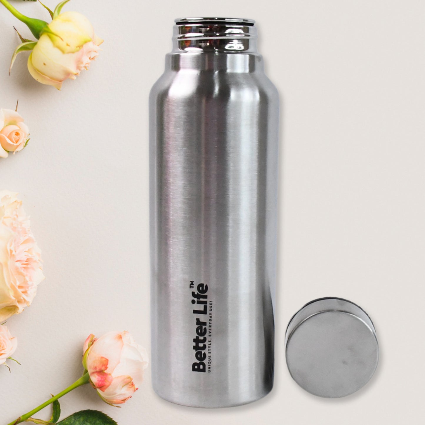 Stainless Steel Double Wall Vacuum-insulated Drink Water Bottle (750 Ml) - Springkart 