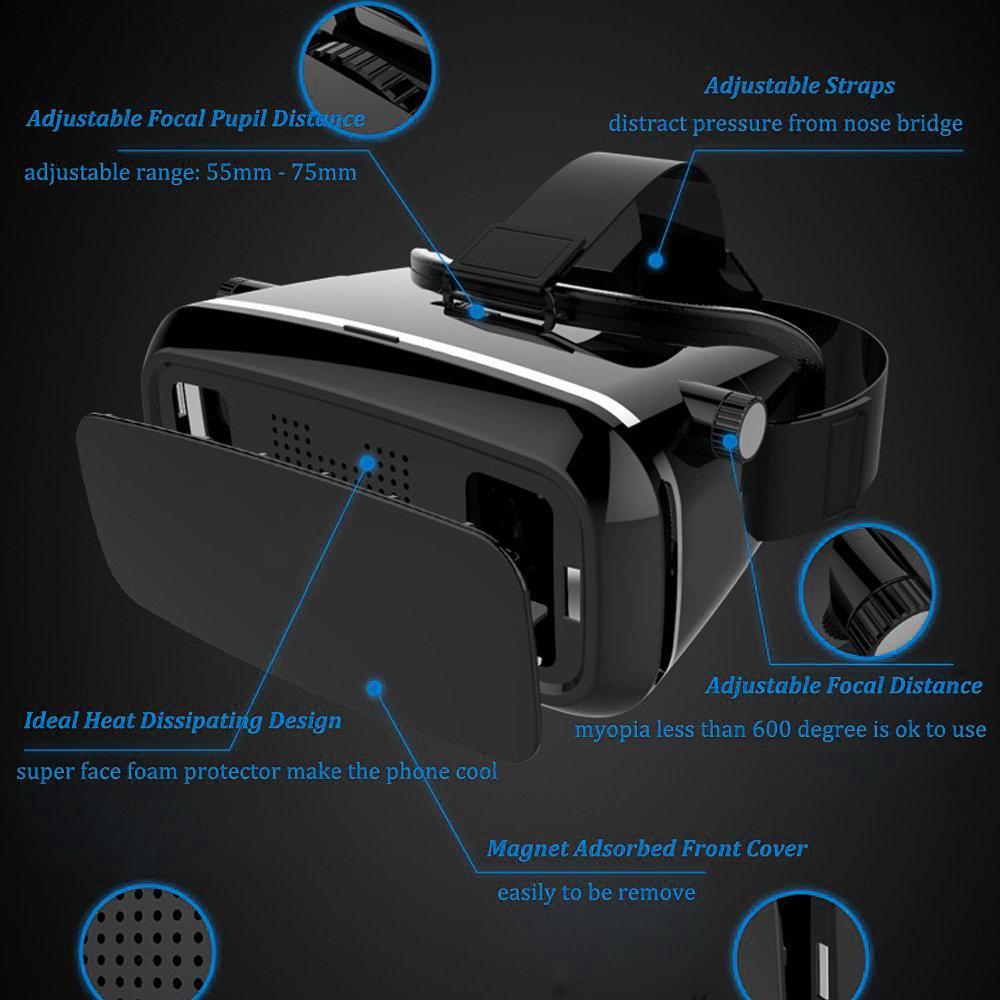 1447 Vr Pro Virtual Reality 3d Glasses Headset - Springkart 