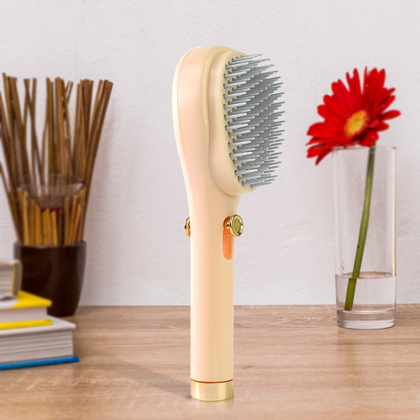 Self-cleaning Anti-static Massage Comb (1 Pc) - Springkart 