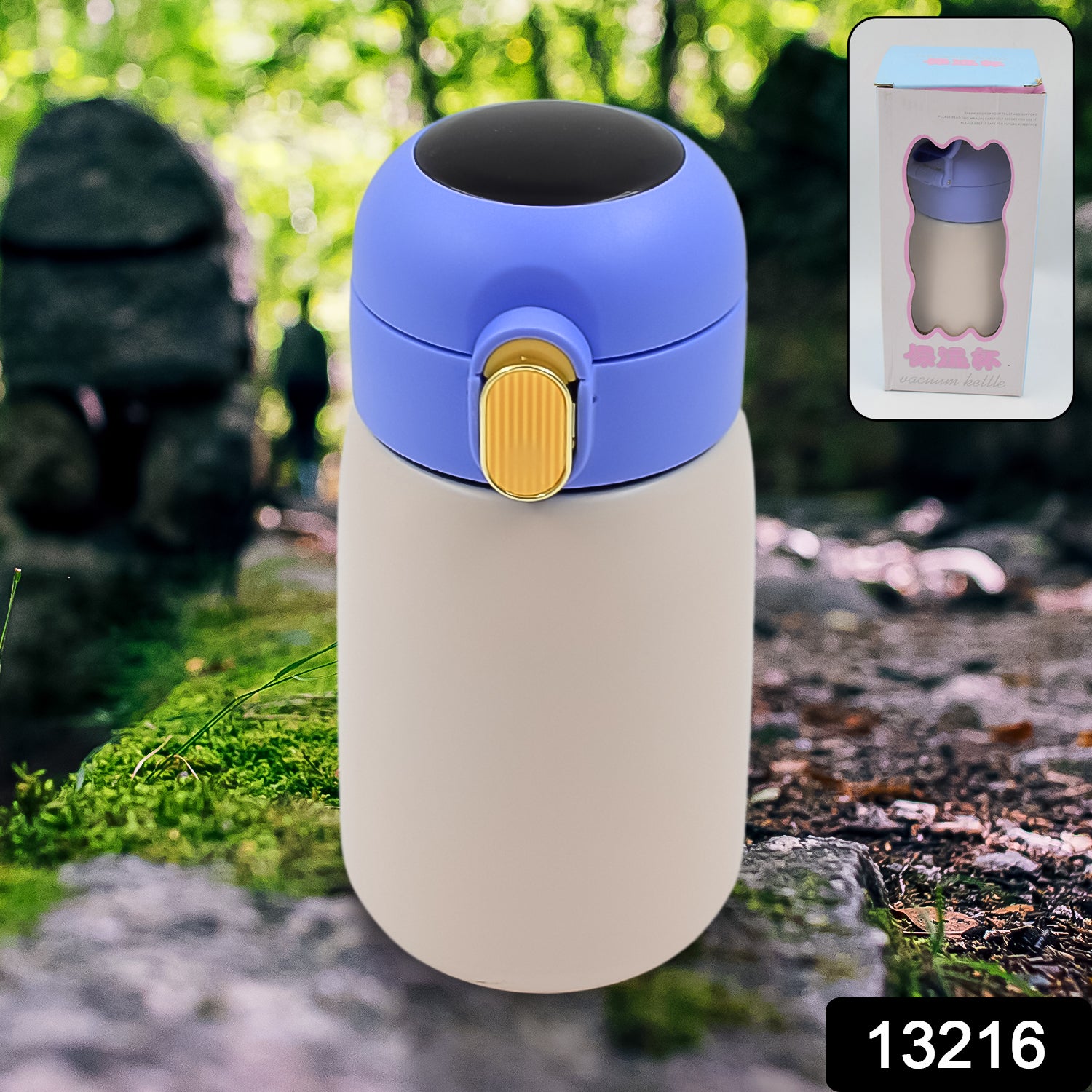 Smart Vacuum Insulated Water Bottle With Led Temperature Display (300 Ml Approx) - Springkart 