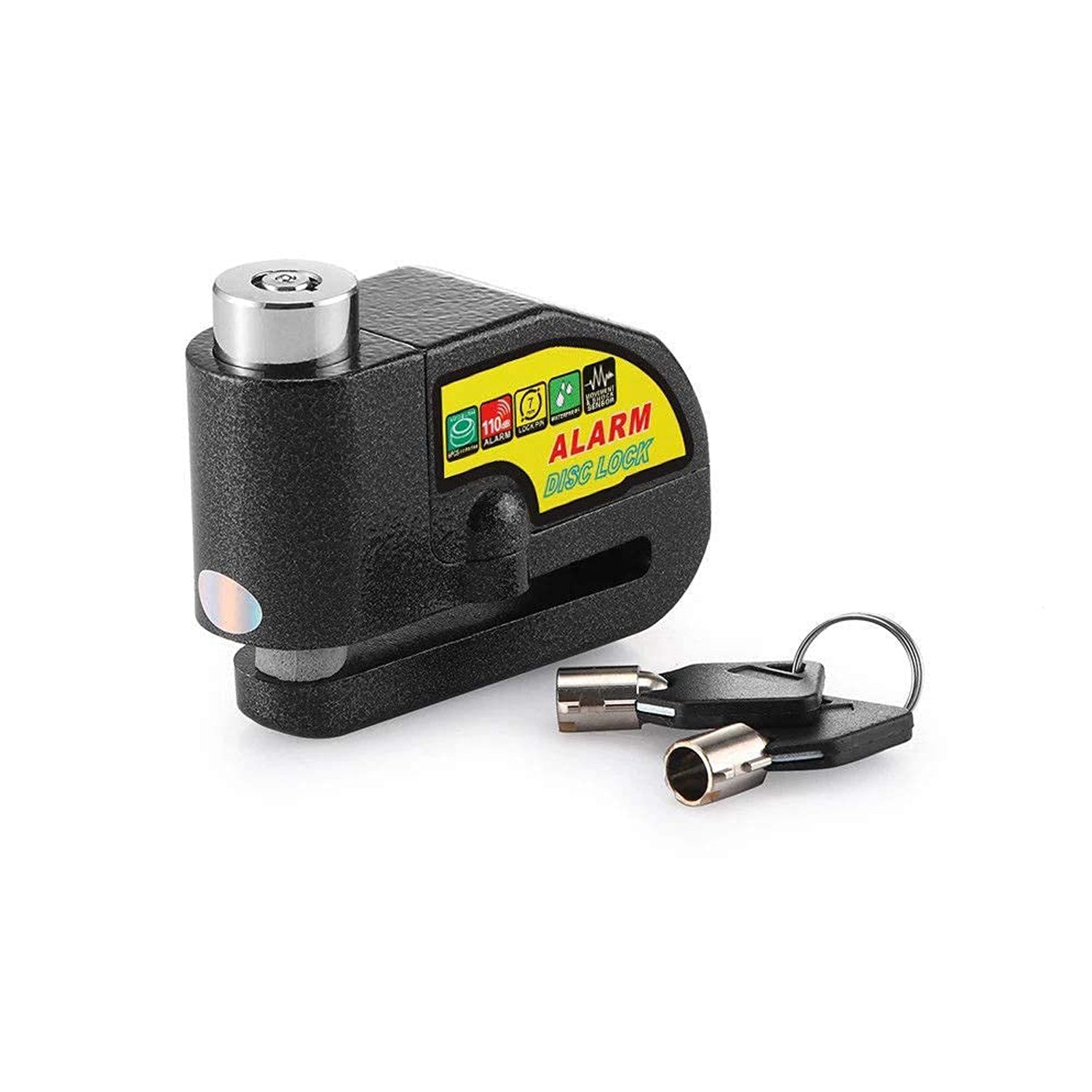 Alarm Disc Lock Motorbike Anti-theft Disc Brake Lock (1 Pc With 2 Key) - Springkart 