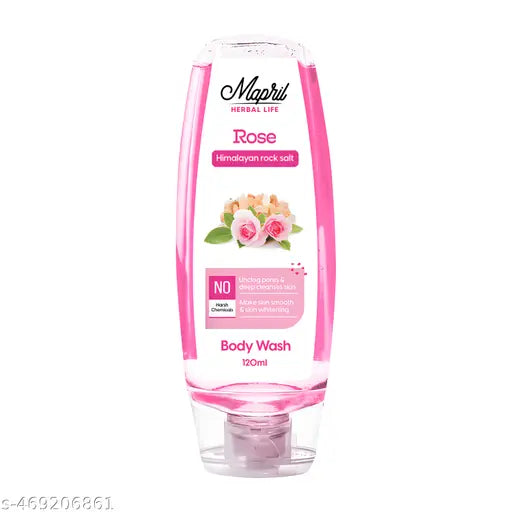 Daily Refreshing & Glowing skin Rose Body Wash for Men & Women | (130ml each, pack of 3) - Springkart 