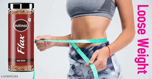 Maayka Premium |Flax Seeds 200 gm x 2 Packs (Buy one get one free)- Alsi Seeds | Fibre Rich | Flax Seeds for Hair Growth | Seeds for Eating