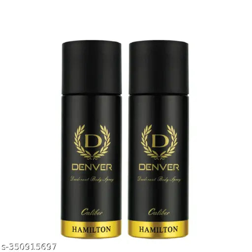 DENVER Caliber Nano Travel Size Pack Deo Perfume Body Spray - For Men (50ml X 2 )