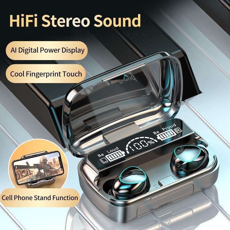 6644 Newest Wireless In Ear Earbuds Bluetooth 5.0 Headphones Mini Stereo Earbuds Sport Headset Bass Sound Built-in Micphone - Springkart 